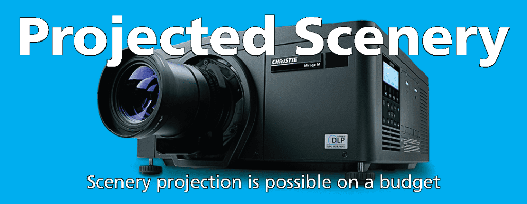 Projected Scenery for Theater: A Guide to Digital Scenic Design Projected Scenery Banner 1024x398