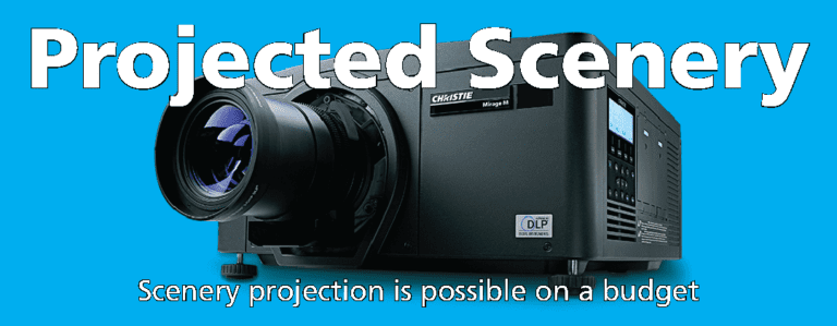 Projected Scenery for Theater: A Guide to Digital Scenic Design Projected Scenery Banner 768x299